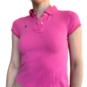 Pink Ralph Lauren Polo Top